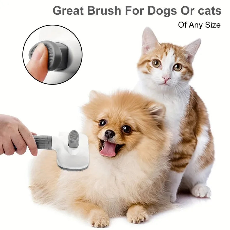 2-in-1 Pet Deshedding & Massage Brush