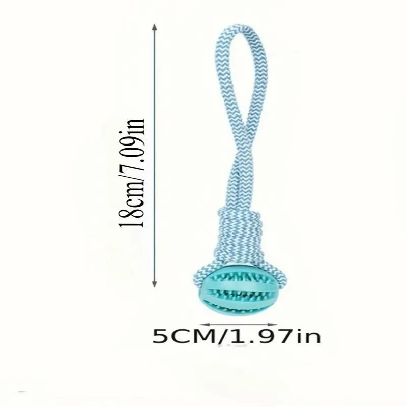 Dog Tug Rope, Treat Ball & Chew Toy