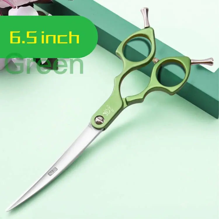 Professional 440C Curved Dog Grooming Shears