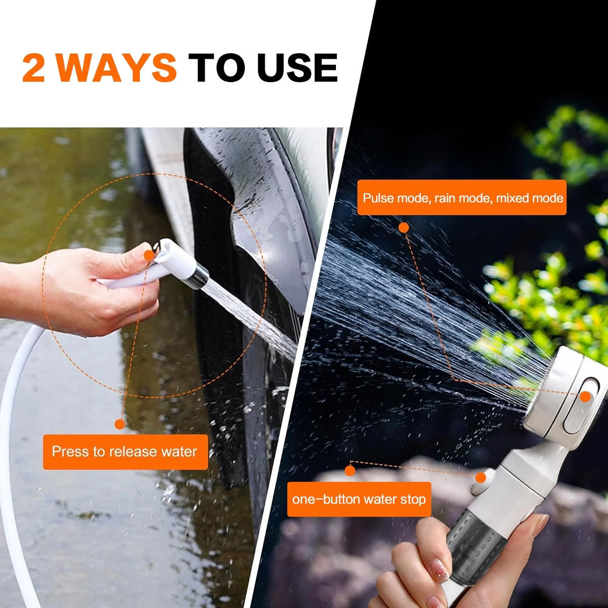 Rechargeable Portable Pet Shower Pump