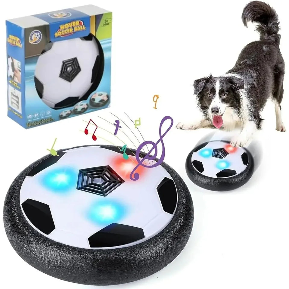 Magic UFO Ball Dog Pet Interactive Toy Flying Saucer Football With Music LED Light Indoor Outdoor Game Pet Toy Ball Kids Children Birthday Gift