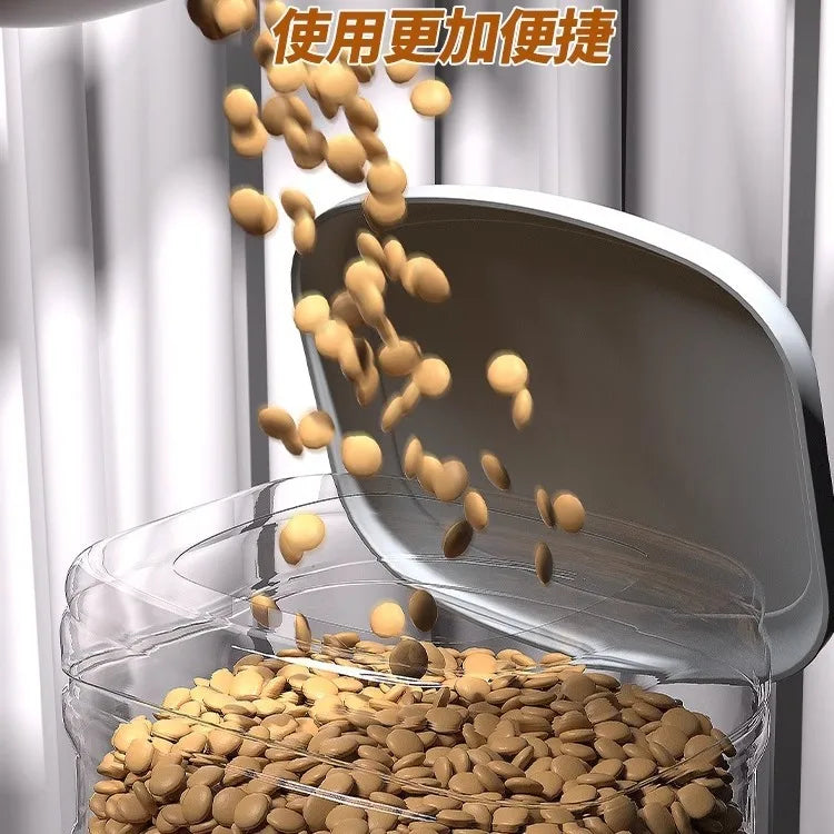 Automatic feeder cat food pet dog water dispenser water flow without electric kettle cat food basin supplies
