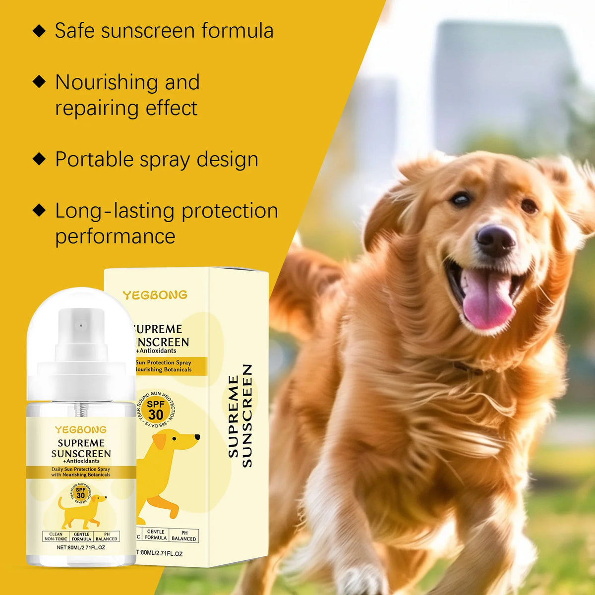 Waterproof Pet Sunscreen Spray