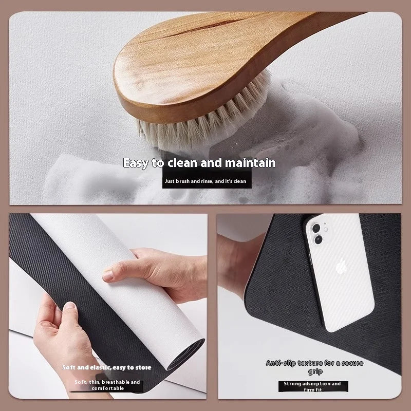 VIKAMA Cartoon Pet Diatomaceous Earth Mat Water-Absorbent Quick-Drying Non-Slip Mat Kennel Mat Dog Dining Mat Home Decoration