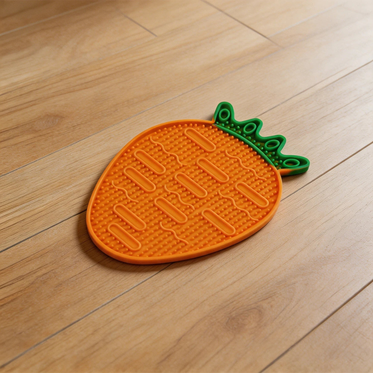 Pet Lick Mat 1pc Silicone Material Carrot Shape Slow Feeding Bowl Cat Dog Feeding Supplies Pet Feeding Pad Durable Chew Resistant