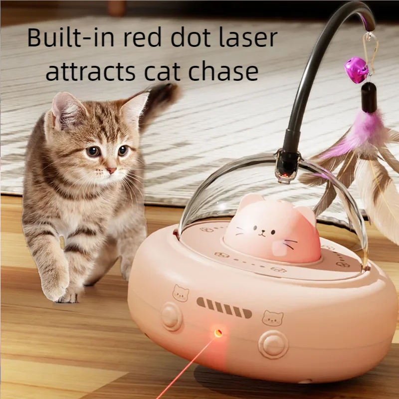 Smart UFO Teaser Toy for Cats