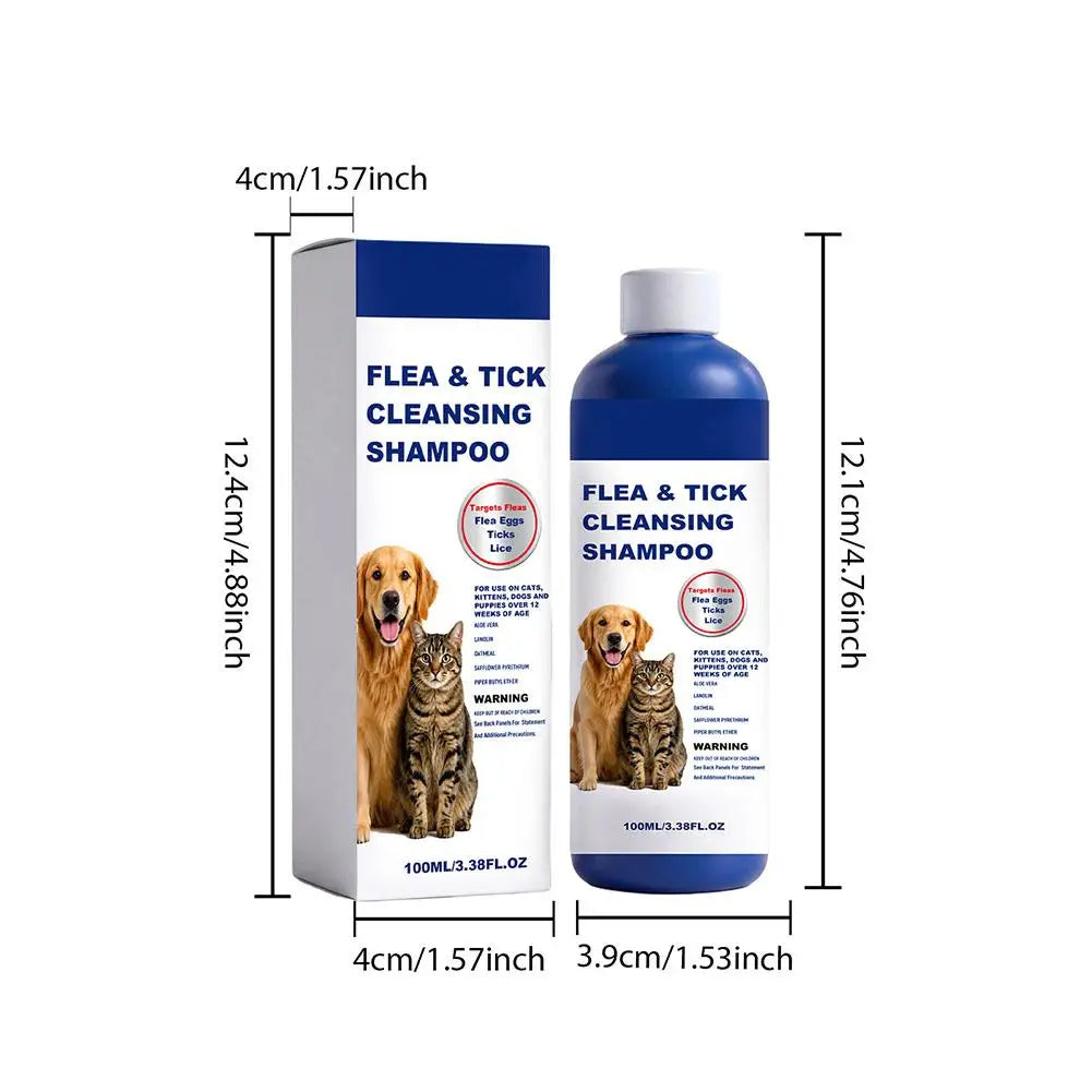 Flea & Tick Shampoo, 100ml