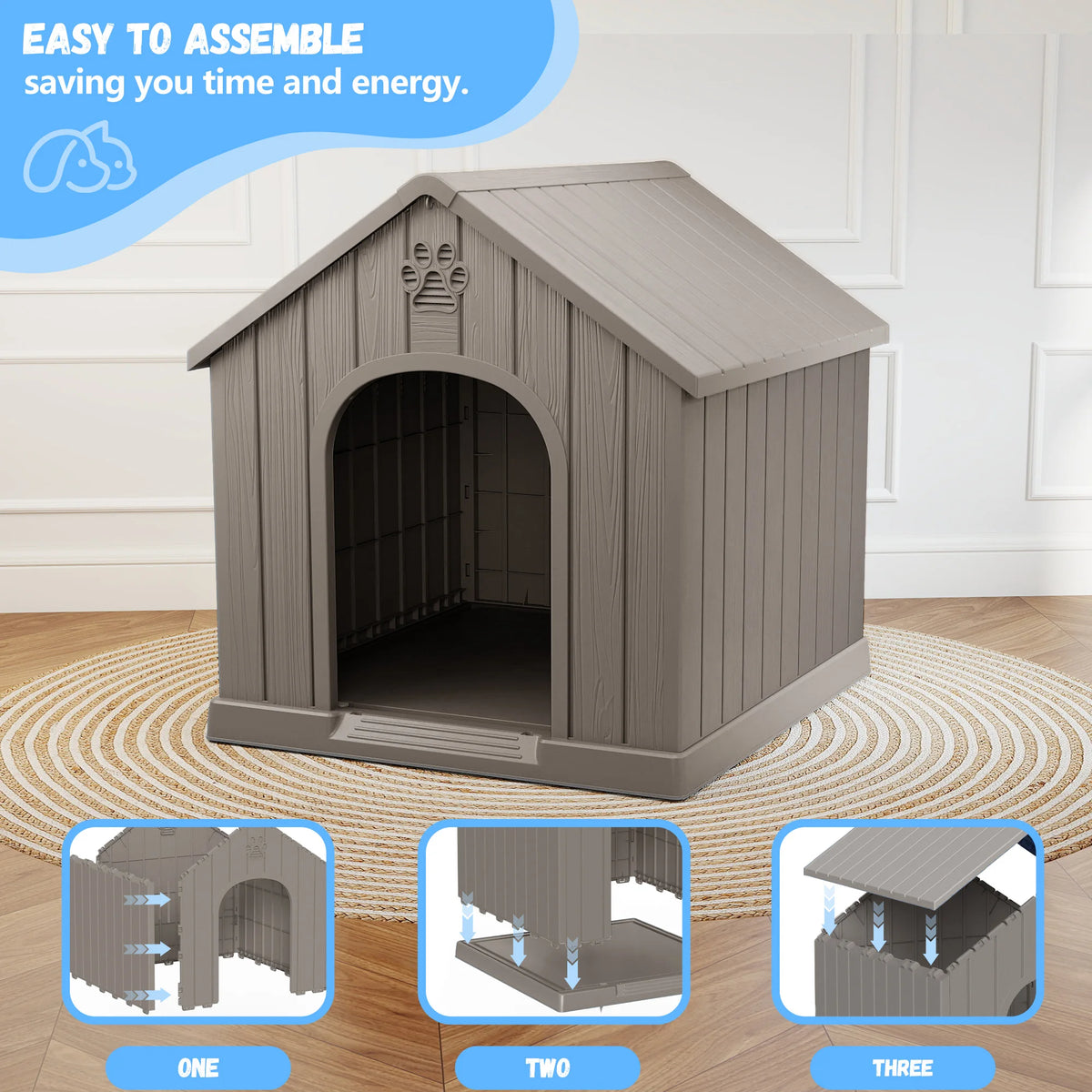 Weather-Resistant Outdoor Dog House