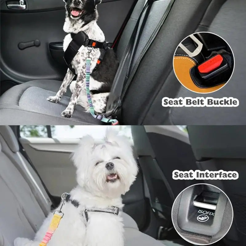 Pet Safety Belt for Dogs, Car Seat Artifact for Small and Medium Puppies, Safety Buckle for Cats, Fighting Teddy Supplies