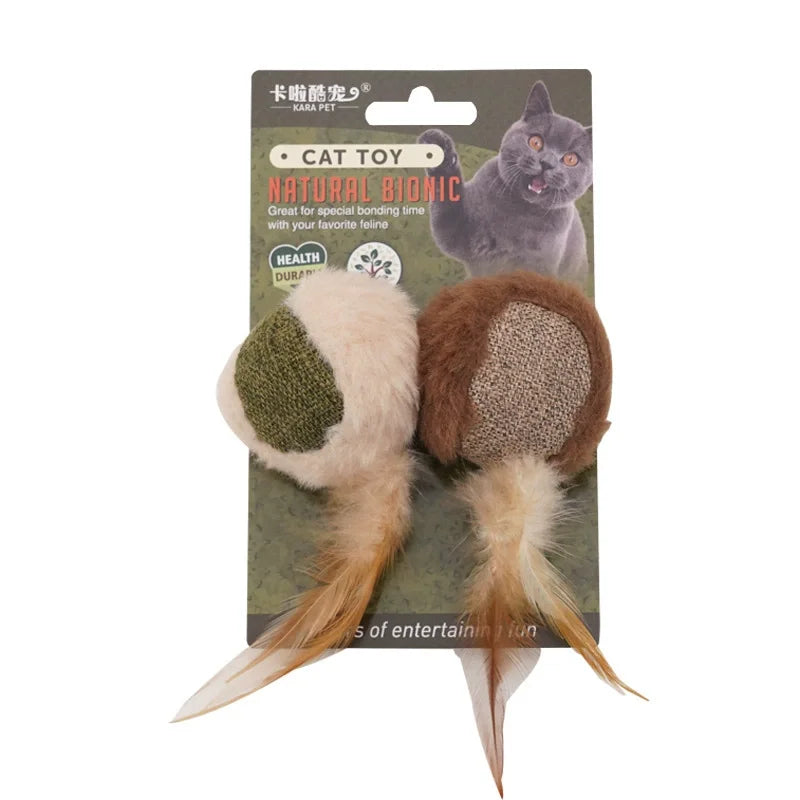 Catnip & Silvervine Dental Chew Toy