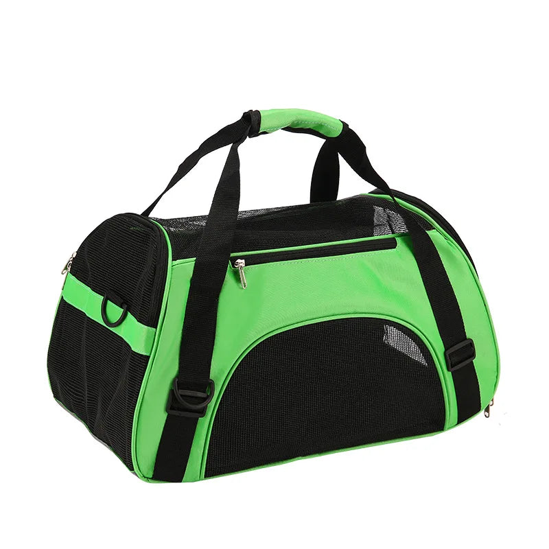 Cat Bags Portable Dog Carrier Bag Mesh Breathable Pet Puppy Travel Bags for Small Dogs Foldable Cats Handbag Bag Transport Bag