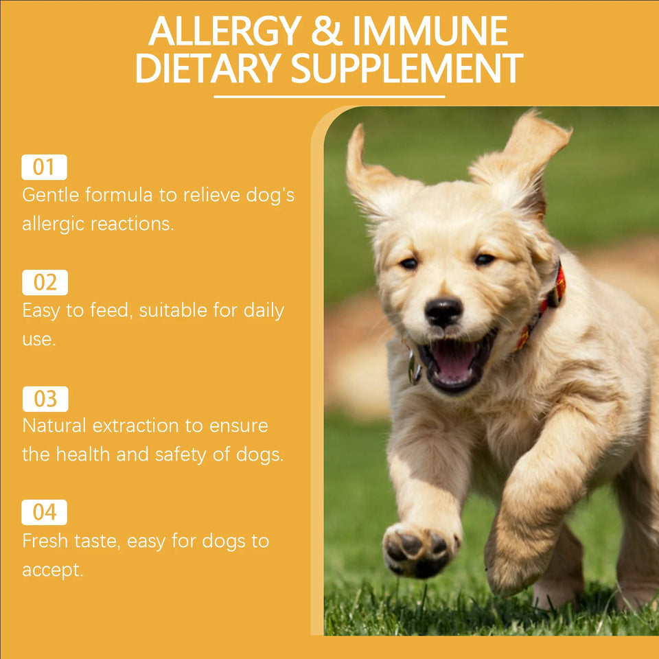 Allergy & Immune Support Drops for Dogs – DIETARY SUPPLEMENT