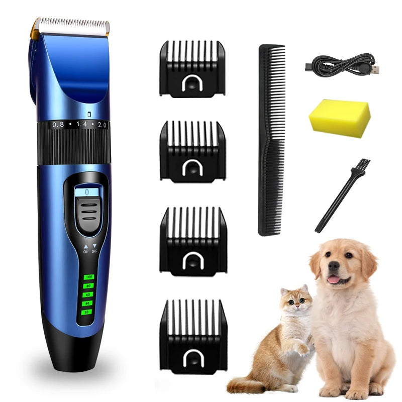 Rechargeable Pet Hair Clipper with Digital Display – product photo 2