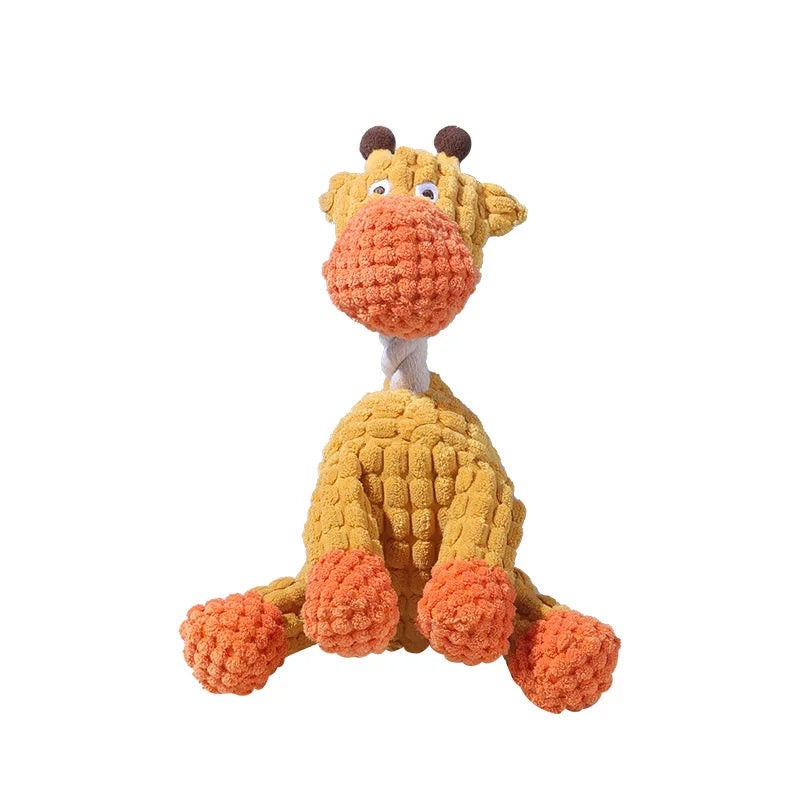 Pet Toy Dog Bite Vocal Toy Funny Donkey Bite Resistant Molar Plush Interactive Dog Dog Bite Vocal Toy