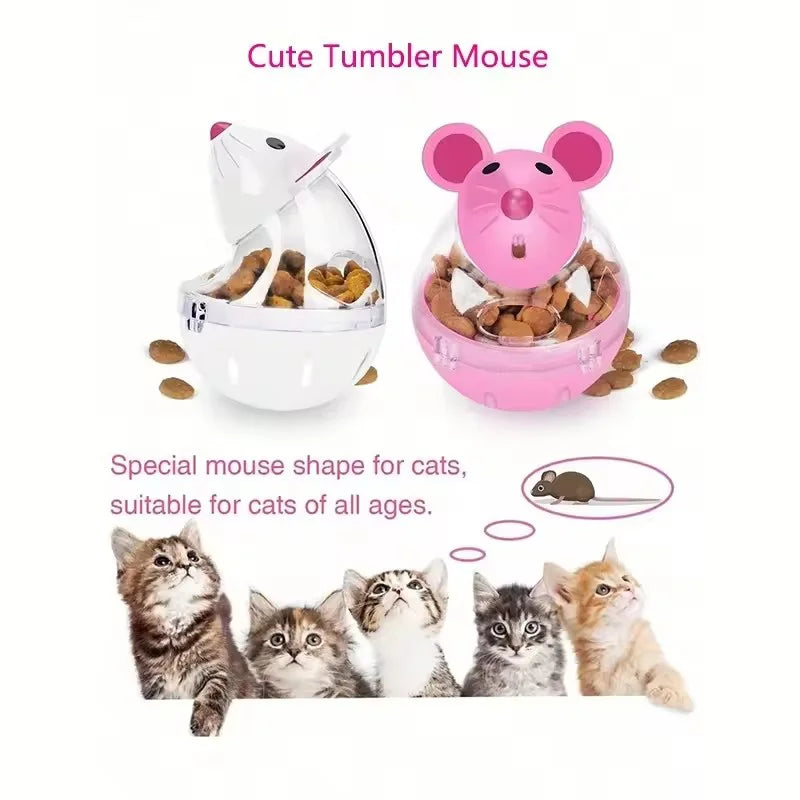 Treat-Dispensing Tumbler Ball for Cats