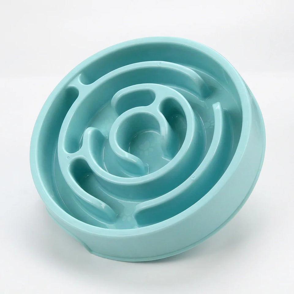 Maze Slow Feeder Dog Bowl - Non-Slip Interactive Bowl for Dogs & Cats, Prevents Bloat & Choking, Healthy Eating