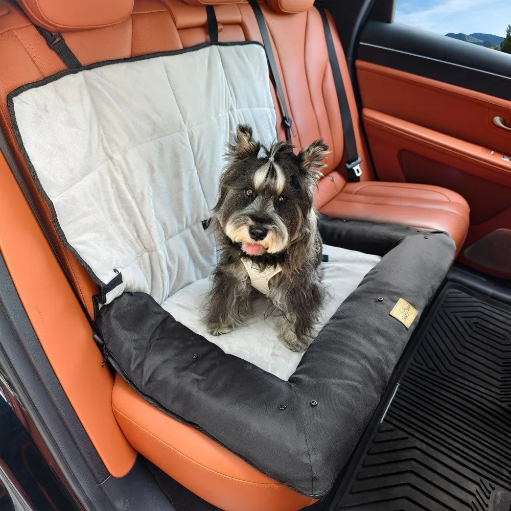 Waterproof Dog Car Booster Seat & Travel Bed