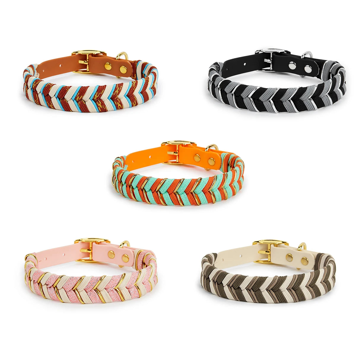 Colorful Adjustable Collar for Dogs & Cats