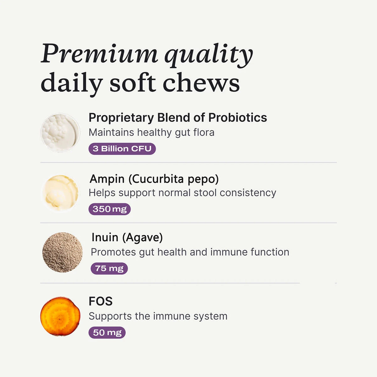 Probiotic Digestive Chews for Dogs