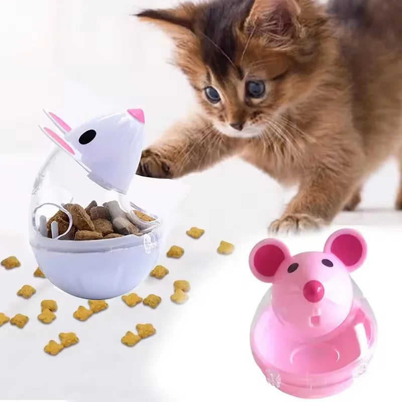 Treat-Dispensing Tumbler Ball for Cats