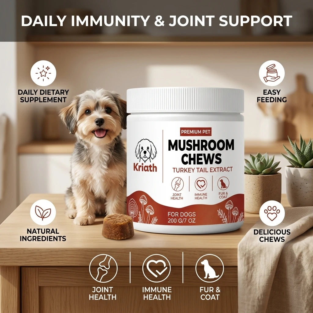 Mushroom Wellness Chews for Dogs