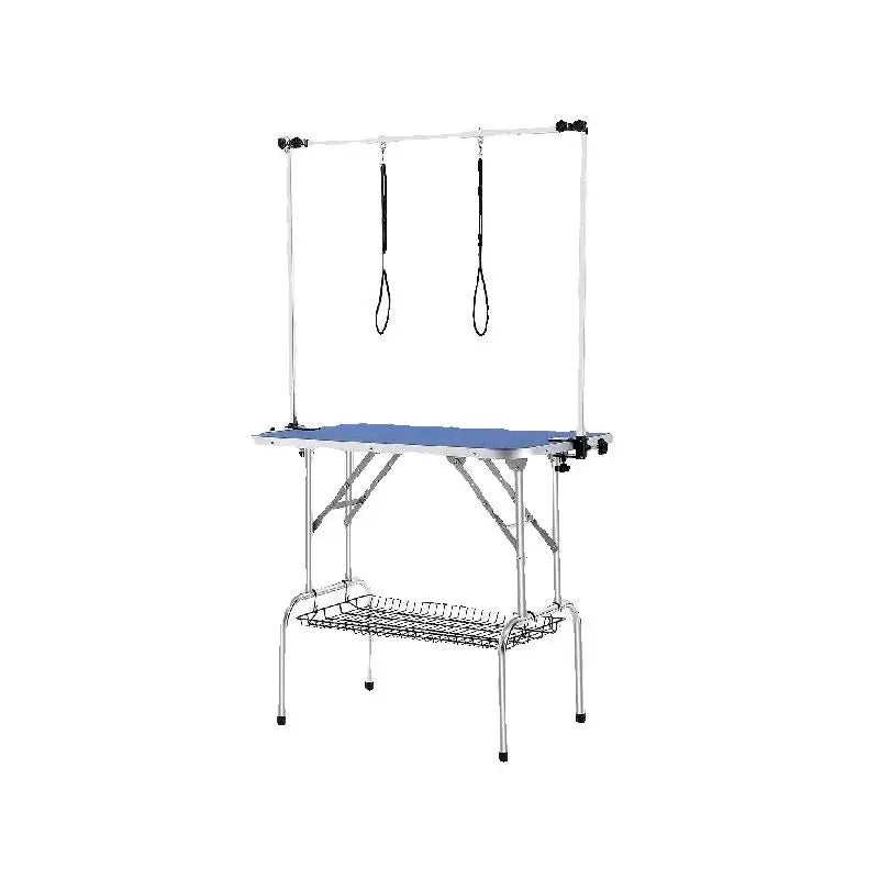 Foldable Pet Grooming Table with Dual Arms