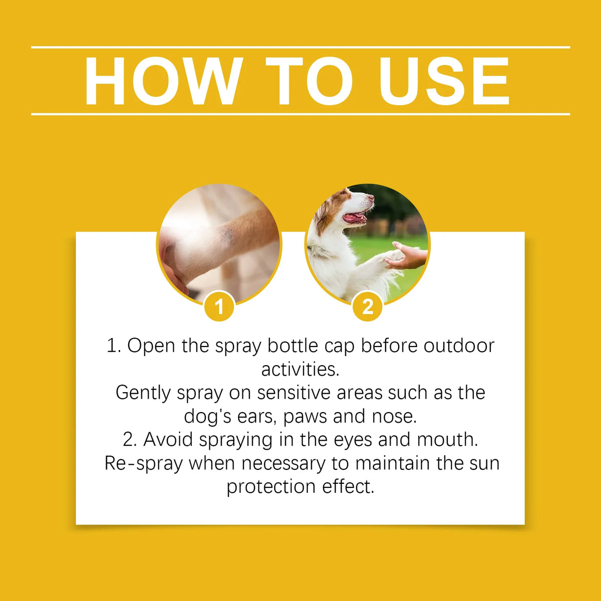 Waterproof Pet Sunscreen Spray
