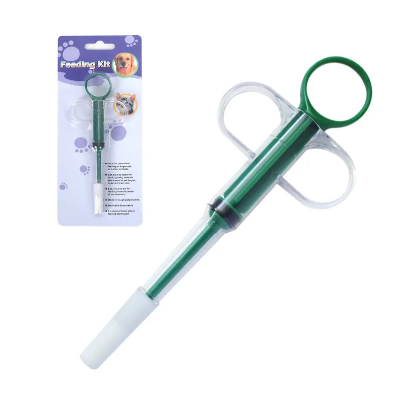 Pet Drug Feeder Kitten Milk Feeder Calcium Tablet Drug Feeder Stick Dog Feeder Water Feeder Syringe Supplies