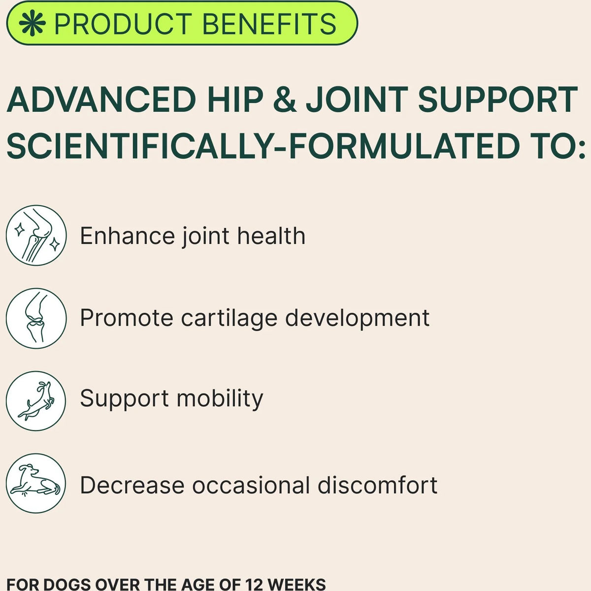 Glucosamine Hip & Joint Chews for Dogs