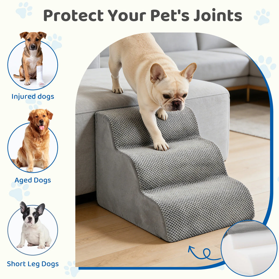 High-Density Foam Dog Stairs & Ramp