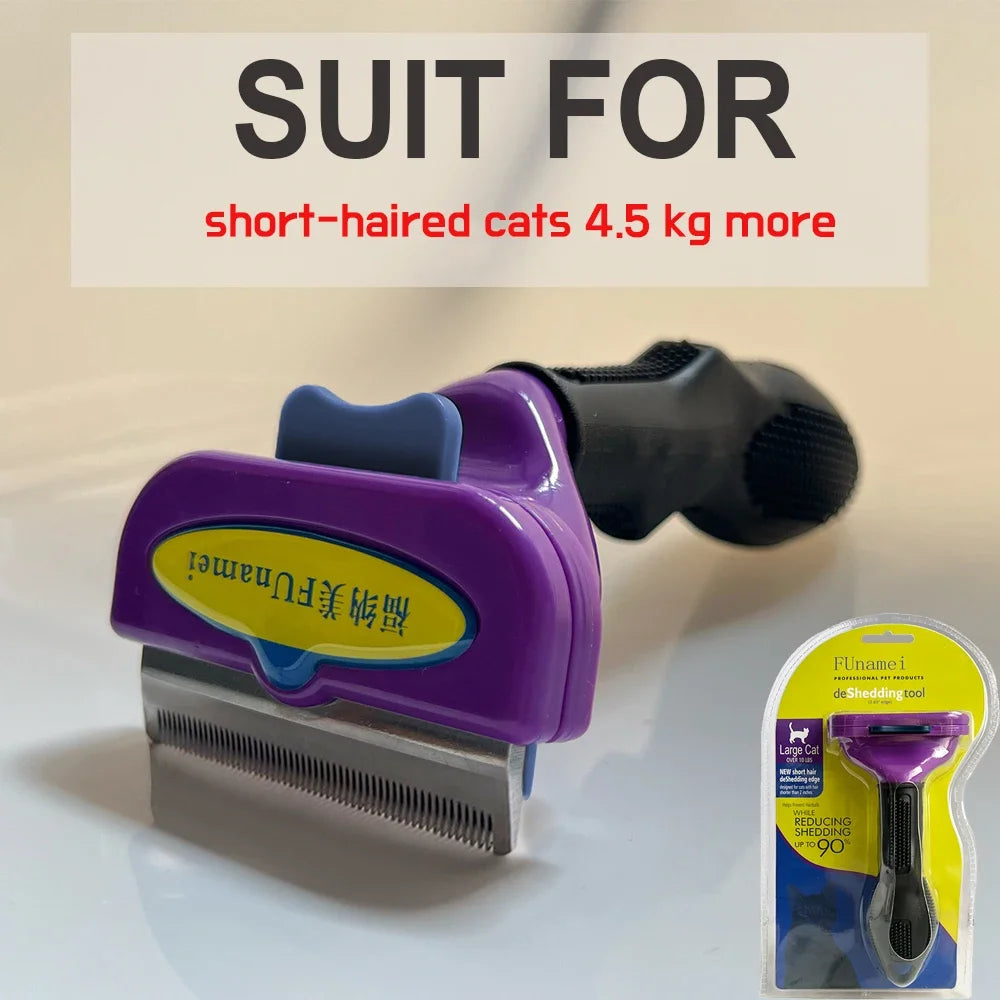 Massage & Deshedding Brush for Dogs and Cats