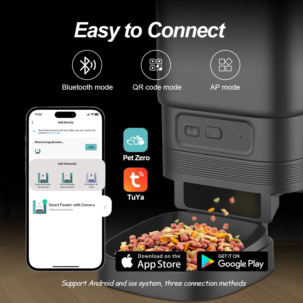 4.5L WiFi Automatic Feeder for Cats & Dogs