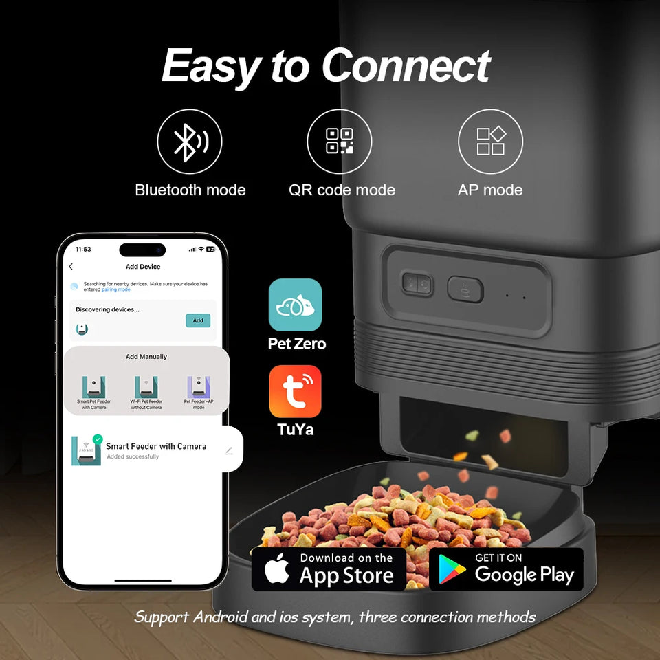 4.5L WiFi Automatic Feeder for Cats & Dogs