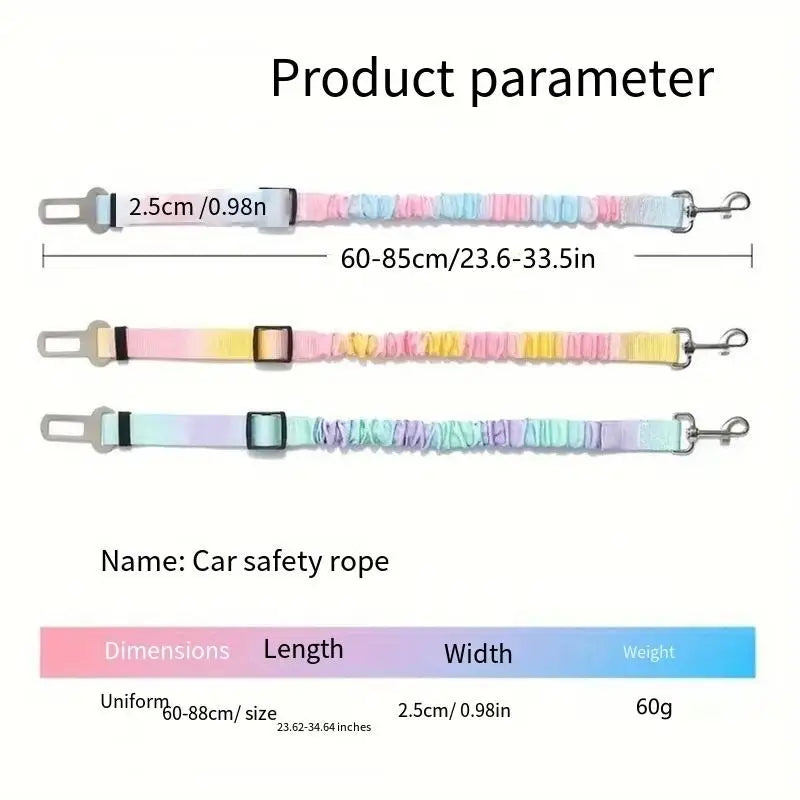 Pet Safety Belt for Dogs, Car Seat Artifact for Small and Medium Puppies, Safety Buckle for Cats, Fighting Teddy Supplies
