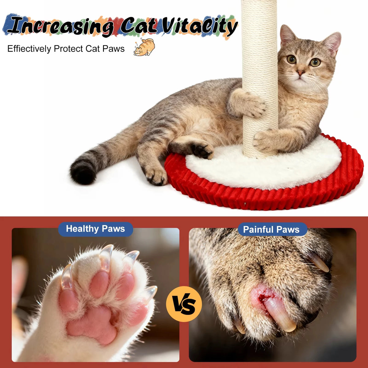 Carousel Cat Tree with Rotating Top & Toys