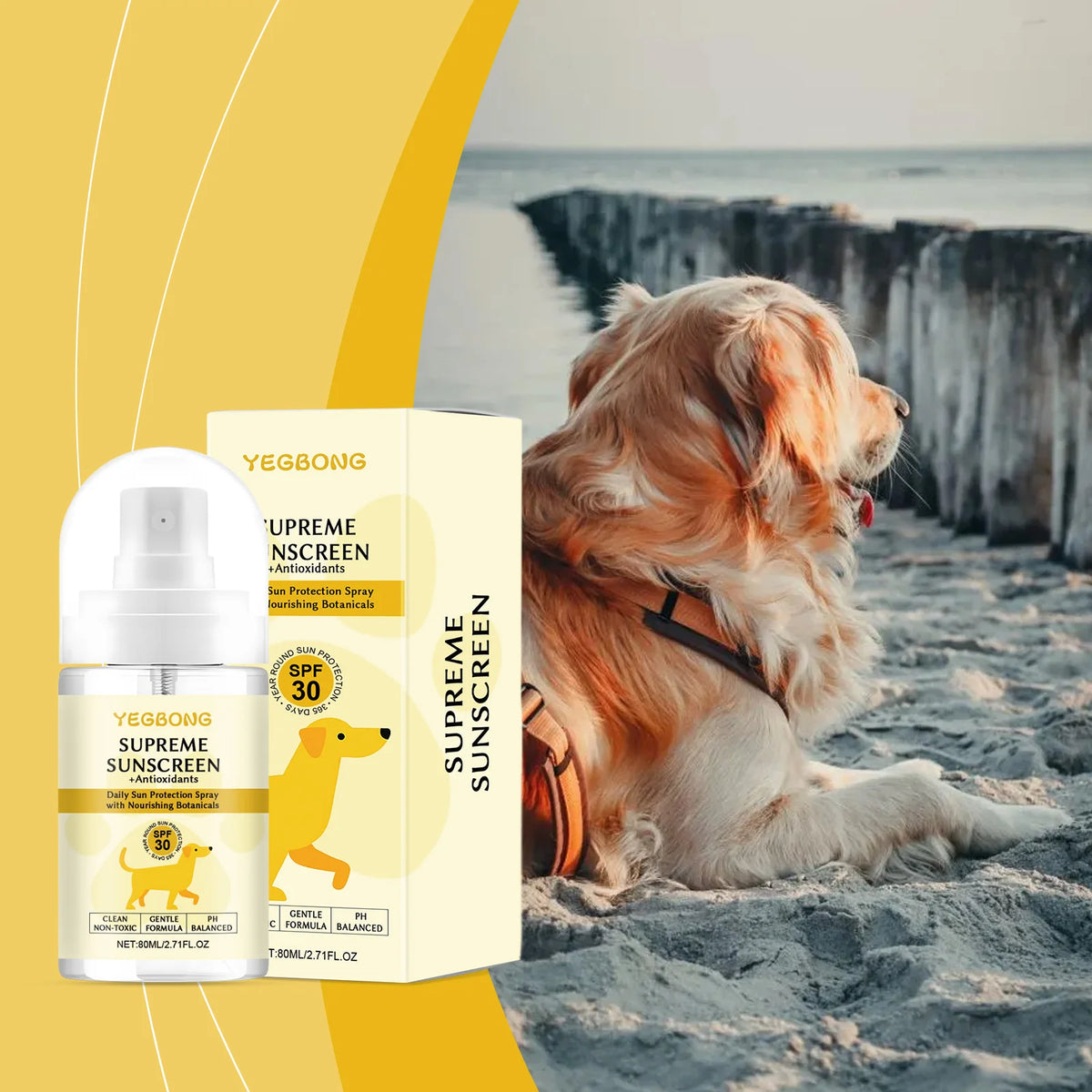 Waterproof Pet Sunscreen Spray