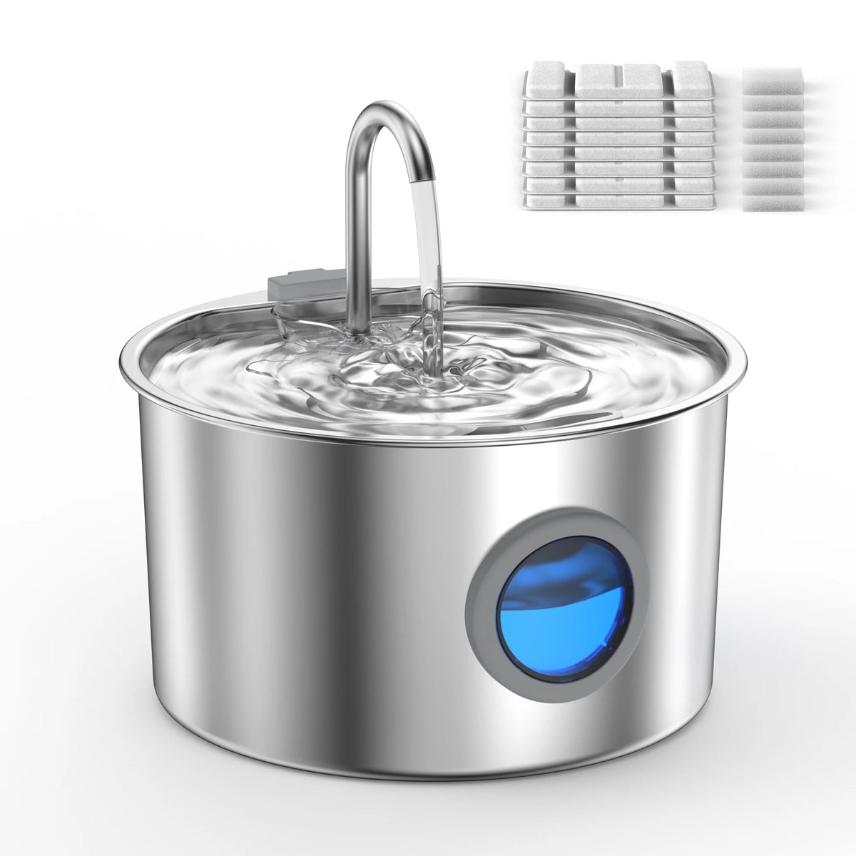 3.2L Stainless Steel Cat & Dog Water Fountain