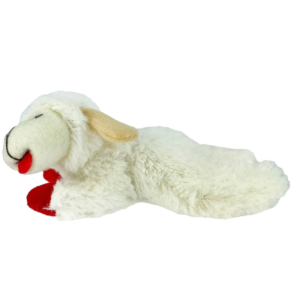 Lamb Chop Cat Toy Soft Plush Interactive Pet Plaything for Cats Plush Material Unisex Color as Picture Show