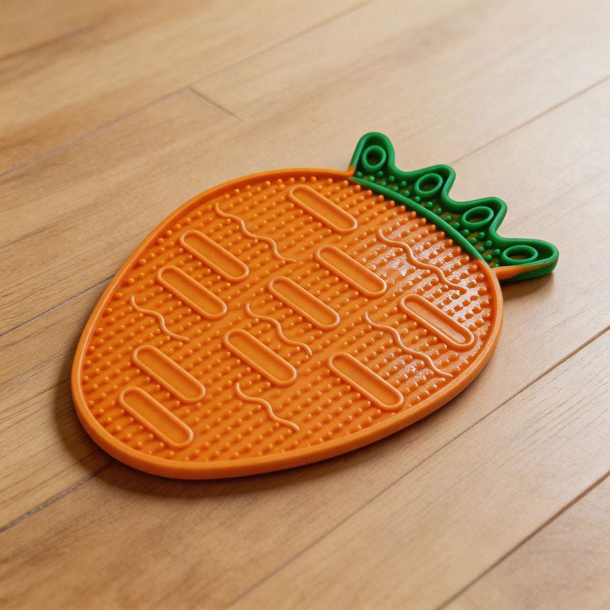 Pet Lick Mat 1pc Silicone Material Carrot Shape Slow Feeding Bowl Cat Dog Feeding Supplies Pet Feeding Pad Durable Chew Resistant