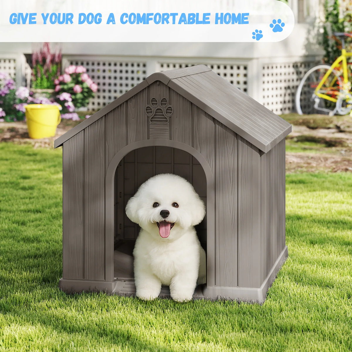 Weather-Resistant Outdoor Dog House