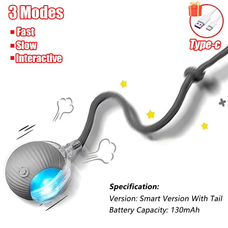 Interactive Cat Toys Ball Cover Set Fast Rolling in Pouch Hide and Seek Kitten Toy Motion Activated Interactive Cat Toy Indoor