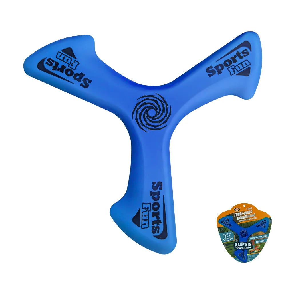 Outdoor Interactive Dog Boomerang Toy Three Wings Pet Flying Disc Lightweight Safe Bite Resistant Puppy Training Throw Play Toy Pet Entertainment Supplies