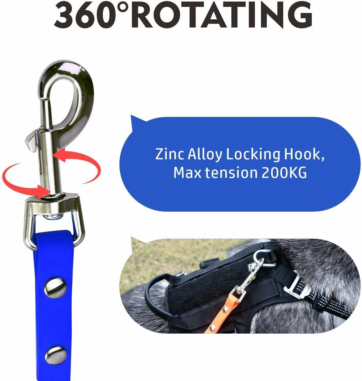 Long Waterproof Dog Training Leash