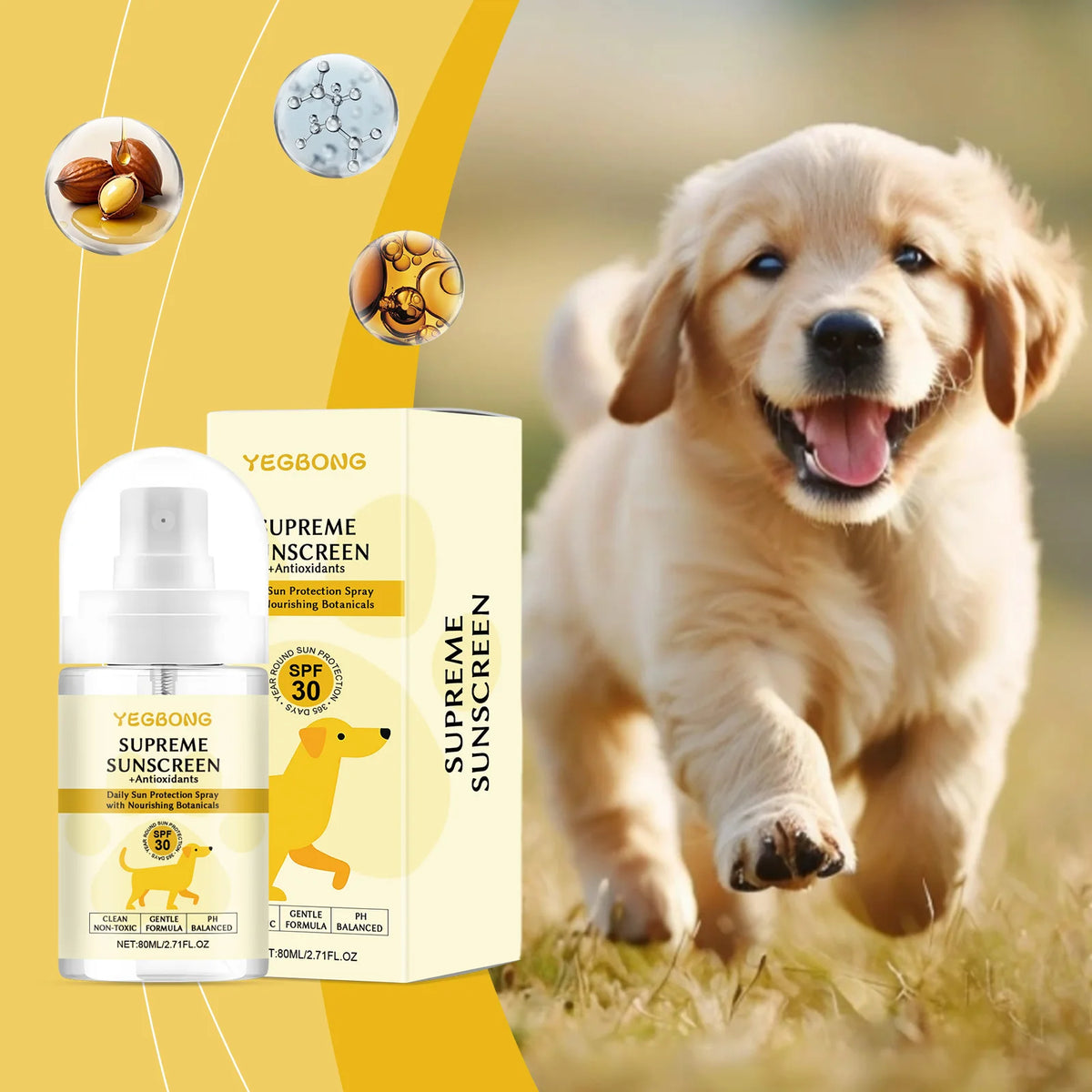 Waterproof Pet Sunscreen Spray