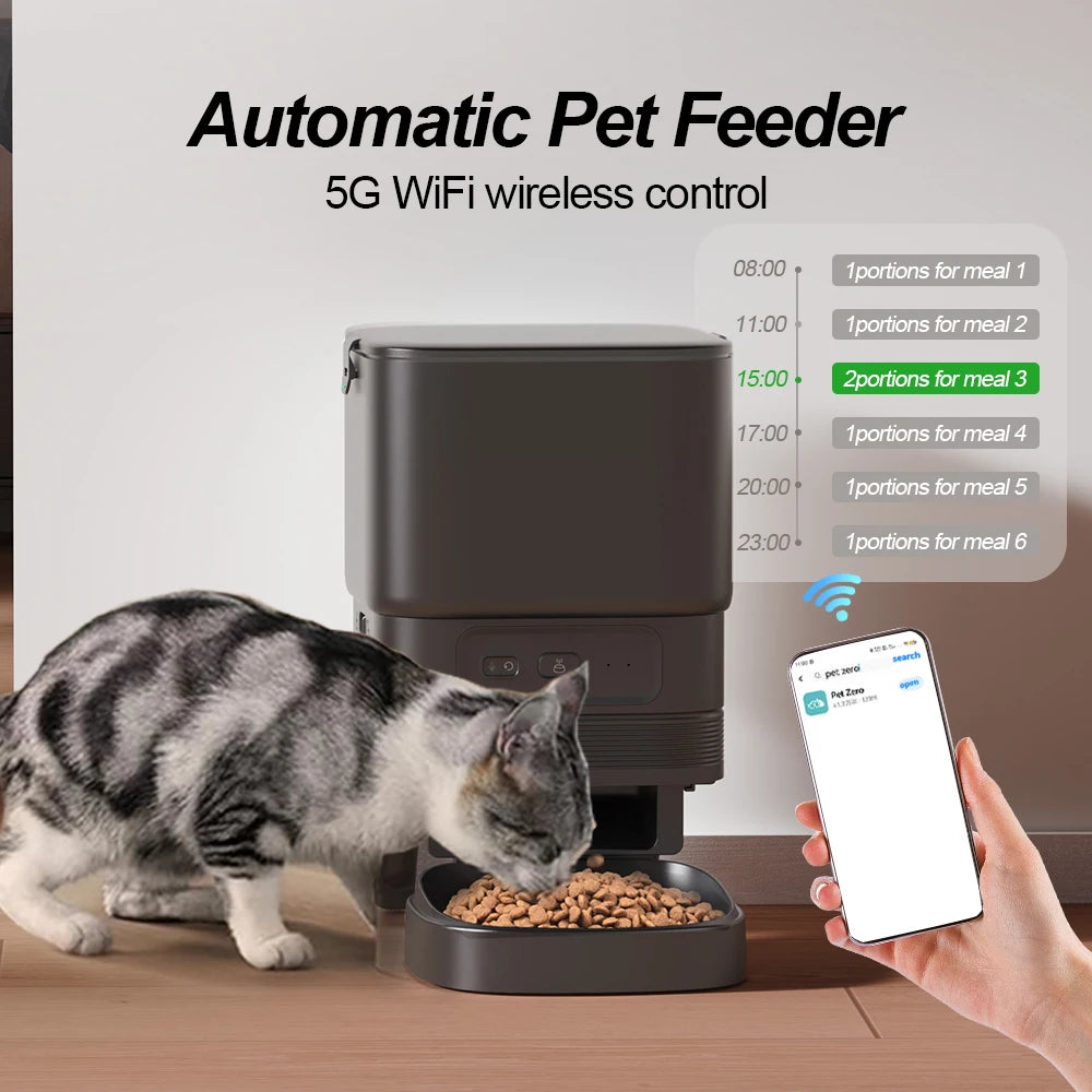 4.5L WiFi Automatic Feeder for Cats & Dogs
