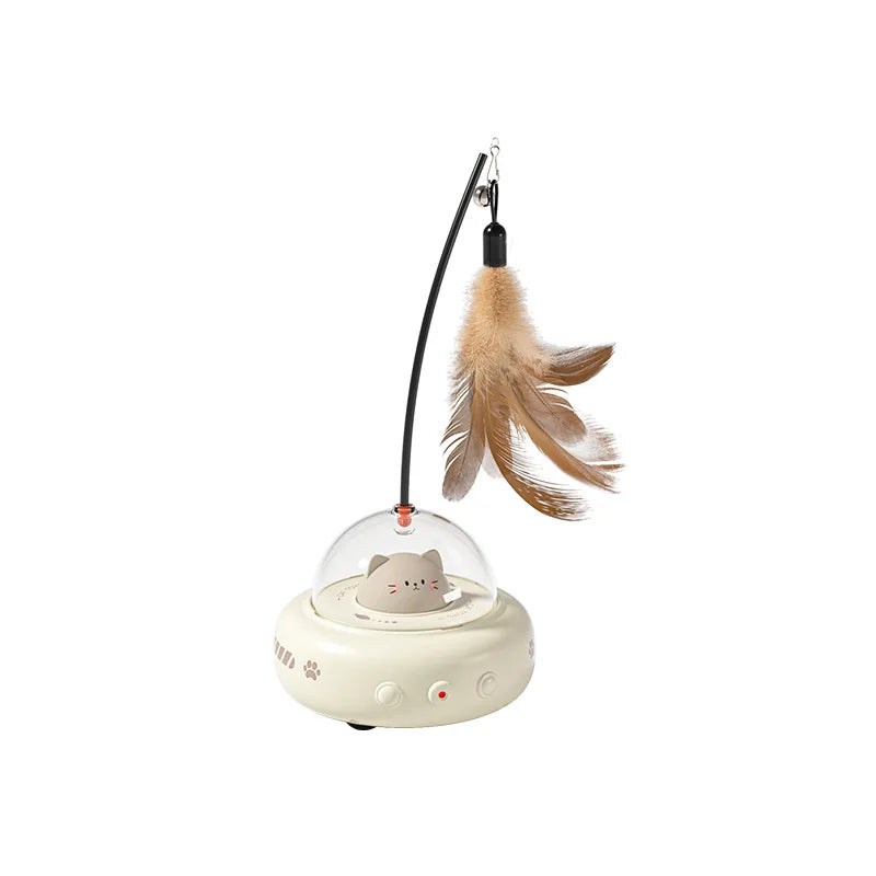 Smart UFO Teaser Toy for Cats