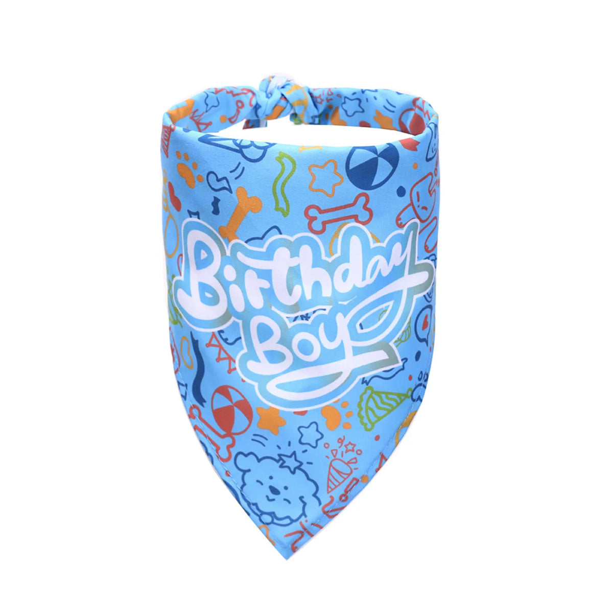 New pet birthday hat dog birthday party set cat birthday triangle mom baby dog flag