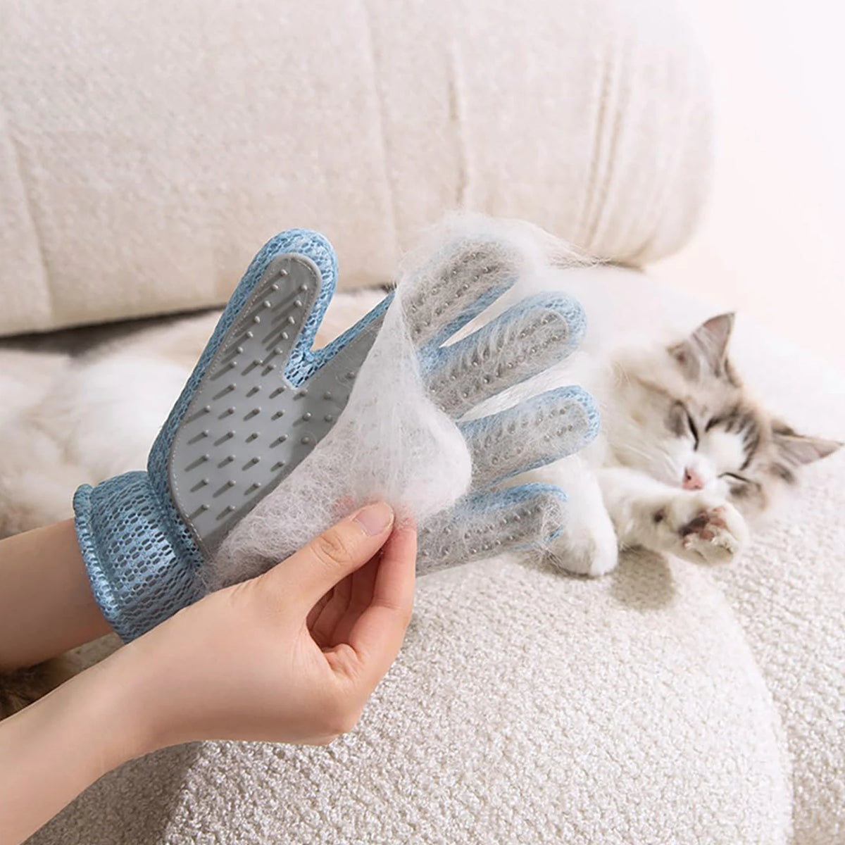 Double-Sided Pet Grooming & Deshedding Glove