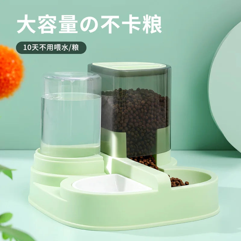 Pet Automatic Feeder Cat Bowl Water Food Integrated Dog Water Dispenser Cat Food and Cat Supplies