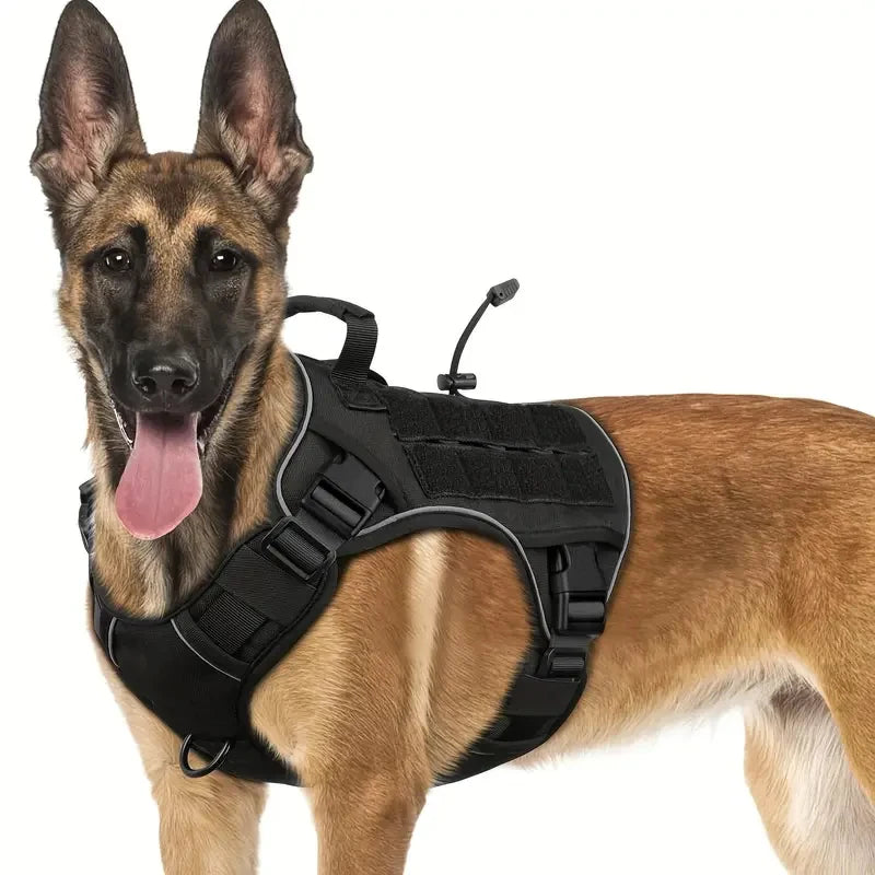 Reflective No-Pull Tactical Dog Harness